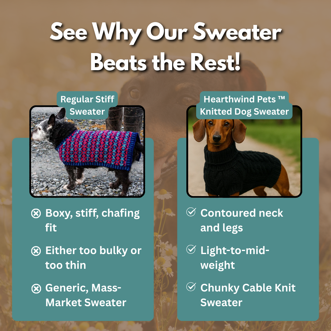 Hearthwind™ Pets Knitted Dog Sweater